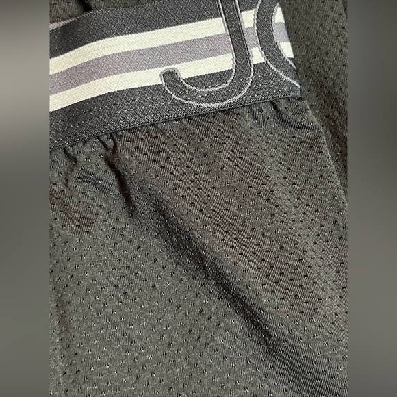 3 Jockey Breathable Mesh Quad Short Brief XL Black 11” Inseam Stability Pouch - Picture 5 of 10